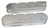 Moroso 68471 Valve Cover, 2-1/2 in Height, Billet Rail, Aluminum, Natural, GM LS-Series, Pair