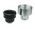 Moroso 68860 Breather Adapter, Push-In, Round, 1.22 in Hole, Grommet Included, Steel, Chrome, COPO, Kit