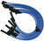 Moroso 72550 Spark Plug Wire Set, Blue Max, Spiral Core, 8 mm, Blue, Straight Plug Boots, Socket Style, Big Block Chevy, Kit-2