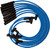 Moroso 72565 Spark Plug Wire Set, Blue Max, Spiral Core, 8 mm, Blue, Straight Plug Boots, HEI Style Terminal, Oldsmobile V8, Kit-1