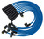 Moroso 72650 Spark Plug Wire Set, Blue Max, Spiral Core, 8 mm, Blue, Straight Plug Boots, Socket Style, Small Block Mopar, Kit