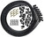 Moroso 73231 Spark Plug Wire Set, Blue Max, Spiral Core, 8 mm, Black, 90 Degree Plug Boots, HEI / Socket Style, Cut-To-Fit, V8, Kit-1