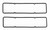 Mr. Gasket 585G Valve Cover Gasket, 0.187 in Thick, Steel Core Silicone Rubber, Small Block Chevy, Pair