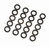 Mr. Gasket 87A Head Bolt Washer, 0.875 in OD, 1/2 in ID, 0.11 in Thick, Steel, Black Oxide, Head Bolts, Set of 20