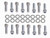 Mr. Gasket 957G Intake Manifold Bolt Kit, Allen Head, Steel, Zinc Oxide, Big Block Chevy, Kit