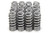 Pac Racing Springs PAC-1282X Valve Spring, 1200 Series, Ovate Beehive Single Spring, 400 lb/in Spring Rate, 1.545 in Coil Bind, 1.270 in OD, Set of 16