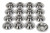 Pac Racing Springs PAC-R405 Valve Spring Retainer, 400 Series, 10 Degree, 1.090 in / 0.780 in OD Steps, Dual Spring, Titanium, Set of 16