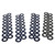 Pac Racing Springs PAC-S190 Valve Spring Shim, 0.020 in Thick, 1.250 in OD, 0.570 in ID, Steel, Set of 16