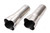 Patriot Exhaust H7670 Collector, Formed, Weld-On, 4 x 1-5/8 in Primary Tubes, 3 in Outlet, 10 in Long, Steel, Natural, Pair