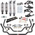 Qa1 HK22-GMA1 Suspension Handling Kit, Level 2, Bearings / Coil-Over System / Control Arms / Shocks / Sway Bars / Tie Rod Sleeves, GM A-Body 1964-67, Kit