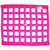 Rjs Safety 10000410 Window Net, SFI 27.1, 1 in Webbing, 18 x 24 in Rectangle, Pink, Each