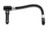 Russell 641093 Carburetor Fuel Line, 3/8 in NPT Female Inlet, 7/8-20 in Dual Outlets, Braided Nylon Hose, Black / Silver, Holley 4150, Kit