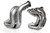 Stainless Works DNBBC225S238 Headers, Dragster, 2-1/4 to 2-3/8 in Stepped Primary, 4-1/2 in Merge Collectors, Stainless, Natural, Big Block Chevy, Pair