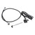 Tci 377305-1 Speedometer Cable, 36.750 in Long, 5/8-18 in Thread Cable, Ford / GM / Mopar Pre-1976, Each