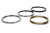 Total Seal CS2012 5 Piston Rings, Classic Steel Advanced Profiling, 4.125 in Bore, File Fit, 1.5 x 1.5 x 3.0 in Thick, Low Tension, Steel, Natural, 8-Cylinder, Kit