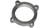 Vibrant Performance 14390 Turbo Discharge Flange, 1/2 in Thick, Steel, T3 GT Series 4-Bolt, 2-1/2 in Outlet, Each