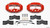 Wilwood 140-10790-R Brake System, D8-4, Rear, 4 Piston Caliper, Lines / Pads / Fittings, Aluminum, Red Powder Coat, Chevy Corvette 1965-82, Kit