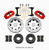 Wilwood 140-15302-DR Brake System, Forged Narrow Superlite 4R, Front, 4 Piston Caliper, 12.190 in Drilled / Slotted Iron Rotor, Aluminum, Red Powder Coat, GM SUV / Truck 1963-87, Kit