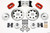 Wilwood 140-7675-DR Brake System, Dynalite, Front, 4 Piston Caliper, 12 in Drilled / Slotted Rotor, Offset, Aluminum, Red, GM A-Body / F-Body / X-Body 1964-72, Kit