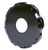Wilwood 171-7671 Brake Rotor Hat, 8 x 7 in Bolt Pattern, Undrilled Wheel Bolt Pattern, 0.73 in Offset, 2.40 in Center, Aluminum, Black Paint, Each