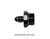 Wilwood 220-13130 Fitting, Adapter, Straight, 11/16-20 in Male to 3 AN Male O-Ring, Aluminum, Black Anodized, Wilwood Compact Remote Master Cylinder, Each