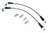 Wilwood 220-6746 Brake Hose Kit, Flexline, DOT Approved, 14 in, 3 AN Hose, 3 AN Straight Inlet, 3 AN Straight Outlet, Fittings, Braided Stainless, Front, GM F-Body 1993-2002, Kit
