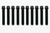 Wilwood 230-14566 Wheel Stud, 1/2-20 in Thread, 3 in Long, 12 Point Head, Steel, Black Oxide, Set of 10