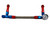 Advanced Engine Design 6096 Carburetor Fuel Line, 6 AN Single Male Inlet, 7/8-20 in Dual Outlets, Gauge, Braided Stainless Hose, Blue / Red / Silver, Holley 4150, Kit Advanced Engine Design 6096 Carburetor Fuel Line, 6 AN Single Male Inlet, 7/8-20 in Dual Outlets, Gauge, Braided Stainless Hose, Blue / Red / Silver, Holley 4150, Kit