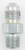 Aeroquip FBM2511 Fitting, Adapter, Straight, 3 AN Male to 1/8 in NPT Male, Steel, Natural, Each