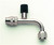 Aeroquip FCE1834 Fitting, Hose End, AC Refrigerant, 90 Degree, 10 AN Hose to 10 AN Female O-Ring, Charge Port, Steel, Nickel Plated, Each