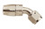 Aeroquip FCE4022 Fitting, Hose End, AQP/Startlite, 45 Degree, 6 AN Hose to 6 AN Female Swivel, Aluminum, Nickel Plated, Each