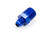 Aeroquip FCM2013 Fitting, Adapter, Straight, 6 AN Male to 1/2 in NPT Male, Aluminum, Blue Anodized, Each