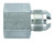 Aeroquip FCM2422 Fitting, Adapter, Straight, 12 AN Female to 10 AN Male, Steel, Natural, Each