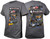 Allstar Performance ALL99901M T-Shirt, Allstar Circle Track Design, Dark Gray, Medium, Each