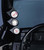 Autometer 12101 Gauge Pod, Three 2-1/16 in Diameter Gauges, Full Pillar, Plastic, Black, Hard Top, Ford Mustang 1987-93, Each