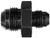 Aeroquip FCM5243 Adapter, -08 AN to 16mm x 1.5, Male Black, Aluminum, Each