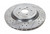 Baer Brakes 55163-020 Brake Rotor, Sport, Rear, Directional / Drilled / Slotted, 14.370 in OD, Iron, Zinc Plated, Cadillac CTS-V / Chevy Camaro 2009-15, Pair