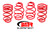 BMR Suspension SP019R Suspension Spring Kit, 1 in Lowering, 4 Coil Springs, Red Powder Coat, Chevy Camaro 2010-15, Kit