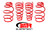 BMR Suspension SP052R Suspension Spring Kit, 1.2 in Lowering, 4 Coil Springs, Red Powder Coat, Chevy Camaro 2010-15, Kit