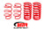 BMR Suspension SP086R Suspension Spring Kit, Drag, Lowering, 4 Coil Springs, Red Powder Coat, Ford Mustang 2015-20, Kit