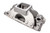 Brodix BM 2021 Intake Manifold, Dominator Flange, Single Plane, Rectangle Port, Aluminum, Natural, Big Block Chevy, Each