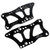 Billet Specialties 11605 Motor Mount, Adjustable, Bolt-On, Aluminum, Black Anodized, GM LS-Series, Pair