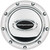 Billet Specialties 32715 Horn Button, Pro Style, Rivet, Black / Silver Billet Specialties Logo, Billet Aluminum, Polished, Each