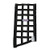 Chassis Engineering C/E4030 Window Net, Funny Car Window, SFI 27.1, 1 in Webbing, 10-3/4 x 22 x 19 in Trapezoid, Black, Each