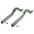Competition Engineering C3035 Frame Rails, Rear, 2 x 3 x 0.083 in Tubing, Steel, Natural, GM X-Body 1968-76, Kit