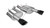 Corsa Performance 14317BLK Exhaust System, Xtreme, Axle-Back, 3 in Diameter, 4 in Black Tips, Stainless, Natural, Ford Coyote, Ford Mustang 2011-14, Kit