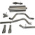 Corsa Performance 14867 Exhaust System, Sport, Cat-Back, 3 in Diameter, 4 in Tips, Stainless, Natural, GM LS-Series, GM Fullsize Truck 2014, Kit