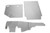 Design Engineering 902110 Heat Barrier, Engine Bay Heat Shield, 3/16 in Thick, Aluminized Fiberglass, Pioneer 700 1214-20, Kit