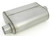 Dynomax 17657 Muffler, Thrush Welded, 3 in Offset Inlet, 3 in Center Outlet, 13 x 4 x 9-1/2 x 6 in Oval Body, 19 in Long, Steel, Aluminized, Universal, Each