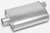 Dynomax 17731 Muffler, Super Turbo, 2-1/4 in Offset Inlet, 2-1/4 in Center Outlet, 14 x 4-1/4 x 9-3/4 in Oval, 18-1/2 in Long, Steel, Aluminized, Universal, Each